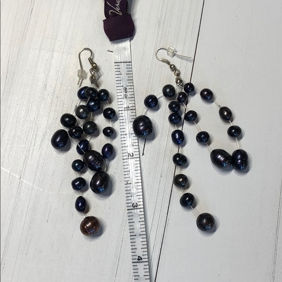 💜FLOATING PEARLS💜 NECKLACE BRACELET EARRINGS - Picture 7 of 7